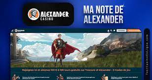 Alexander Casino : votre guide complet et évaluation d'expert